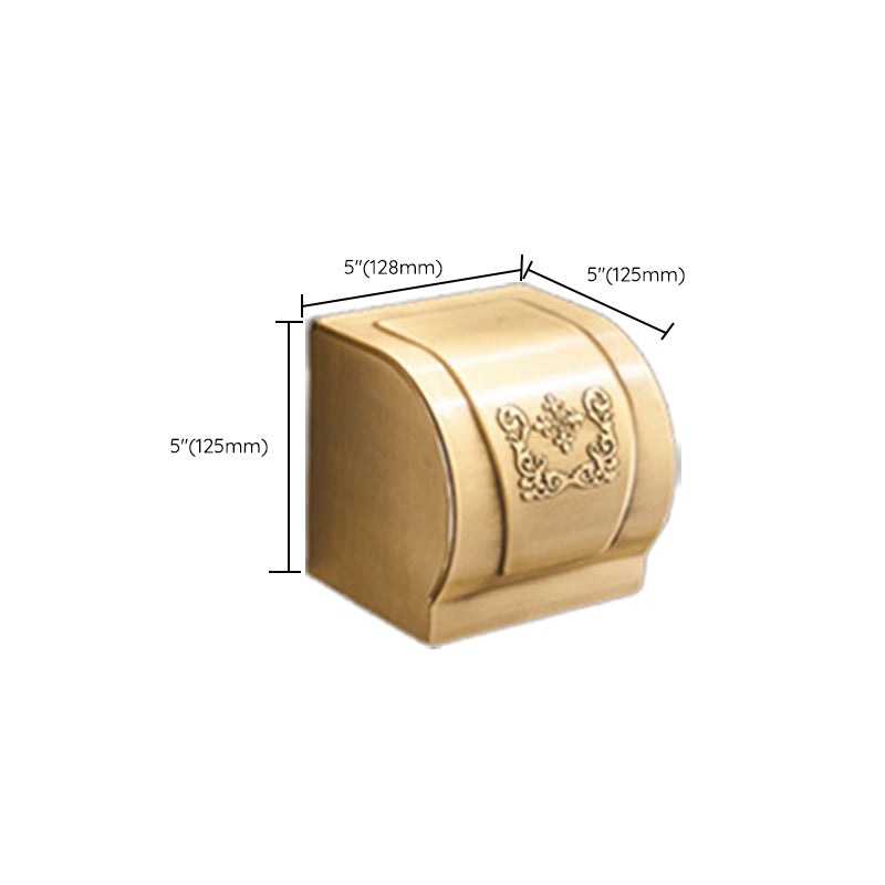 BowLift | Vintage Bronze Bathroom Accessories Set Brushed Brass Towel Rail/Paper Holder/Bath Shelf