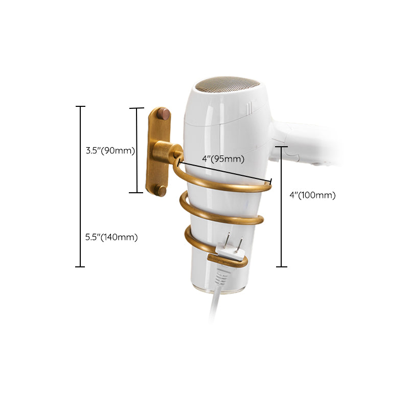 BowLift | Vintage Bronze Bathroom Accessories Set Brushed Brass Towel Rail/Paper Holder/Bath Shelf