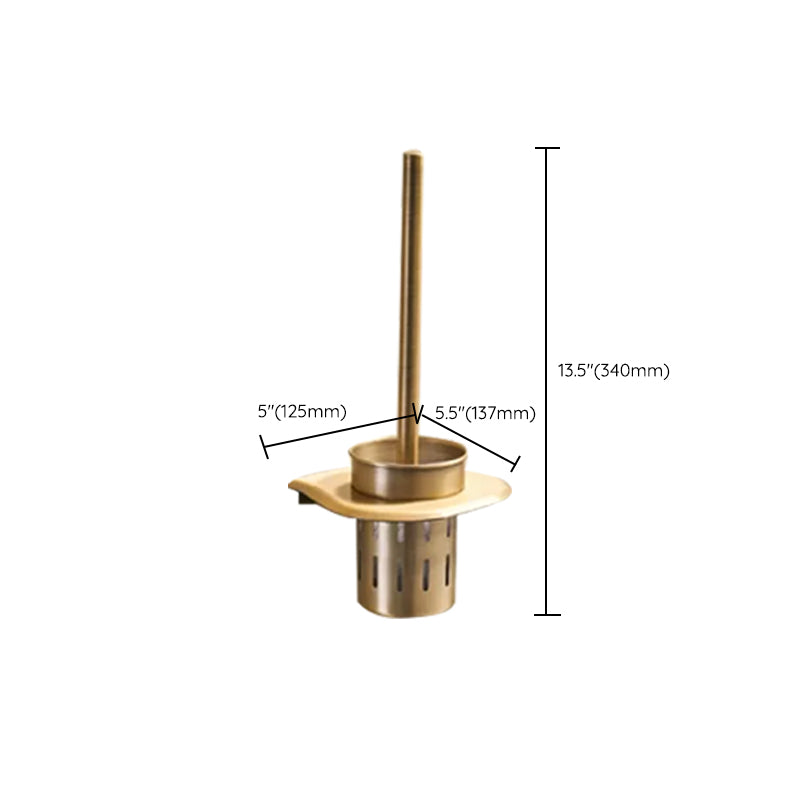 BowLift | Vintage Bronze Bathroom Accessories Set Brushed Brass Towel Rail/Paper Holder/Bath Shelf