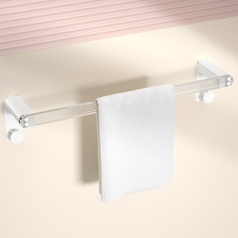 BowLift | White Metal and Acrylic Bathroom Accessories as a Single Piece or in a Set with Bathroom Shelf