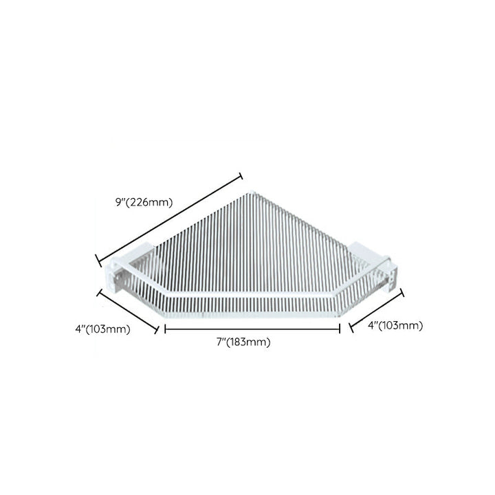BowLift | White metal and acrylic bathroom accessories as single item or in set with bathroom shelf