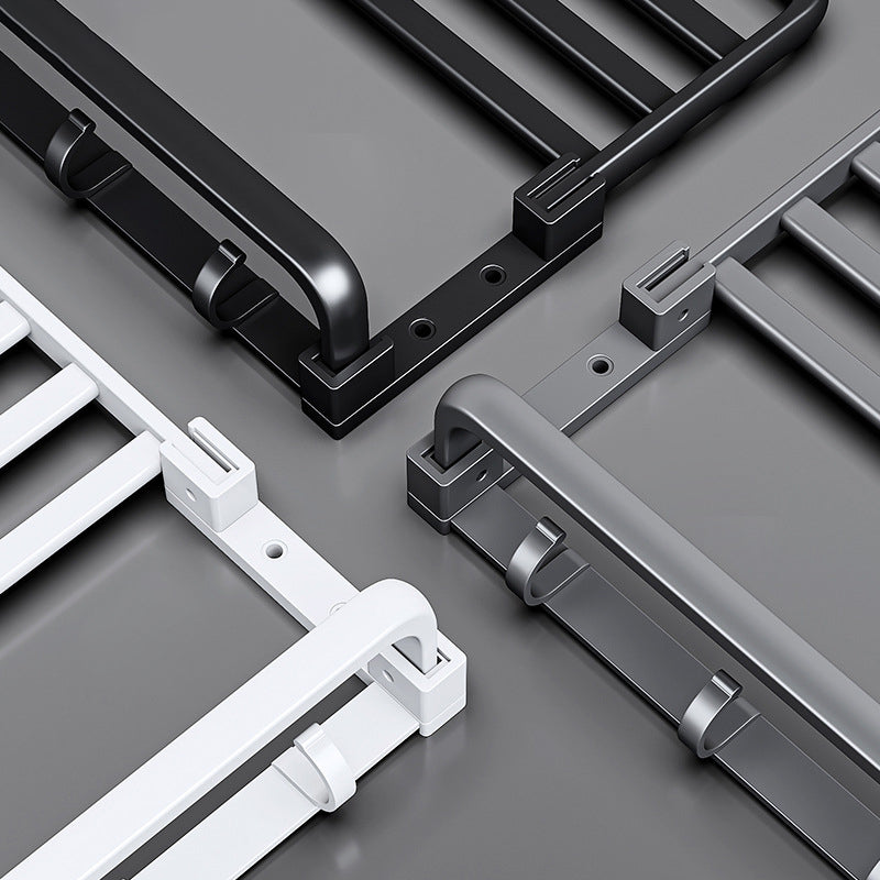 BowLift | Modern black bathroom accessory set Towel holder Bathroom fittings