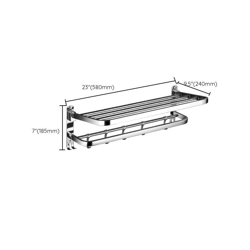 BowLift | Modern Bathroom Set Stainless Steel Bathroom Shelf Bathroom Accessory Set