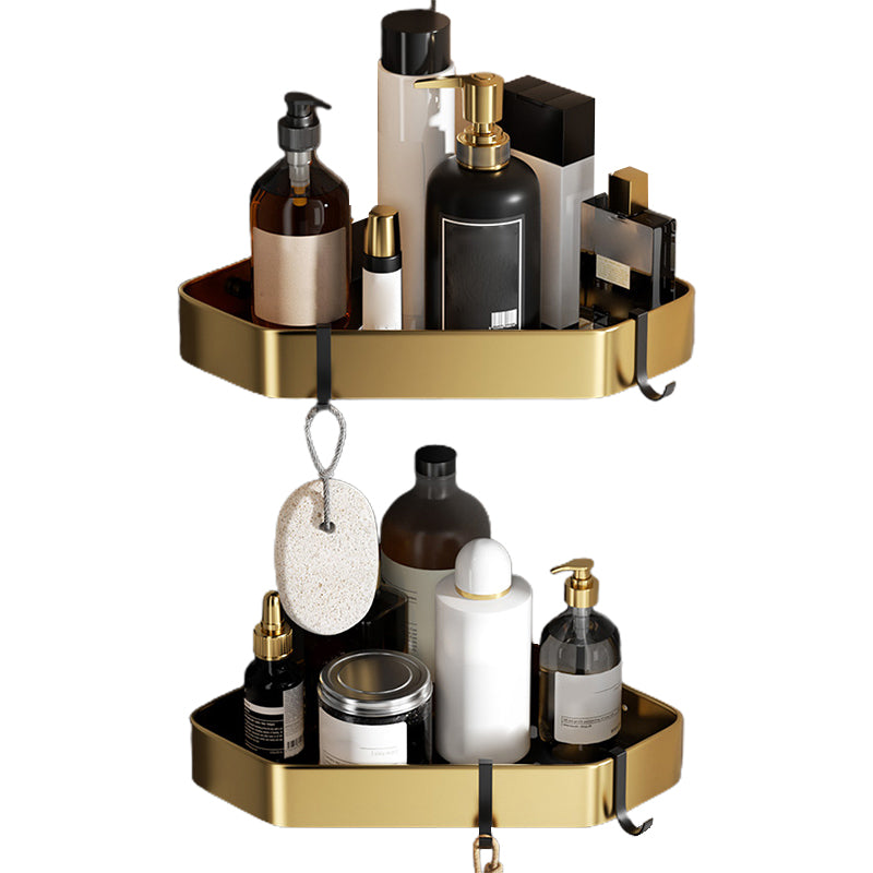 BowLift | Contemporary stainless steel bathroom accessories as a single piece or in a set in black and gold