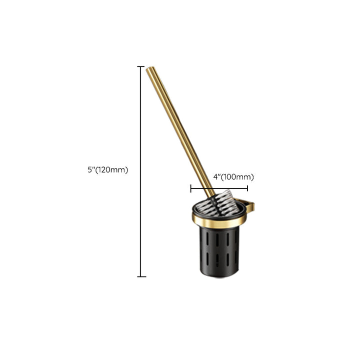 BowLift | Contemporary stainless steel bathroom accessories as a single piece or in a set in black and gold