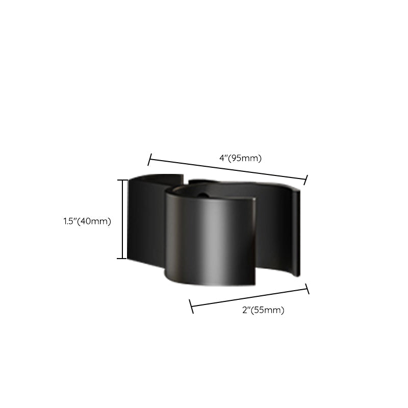 BowLift | Contemporary stainless steel bathroom accessories as a single piece or in a set in black and gold