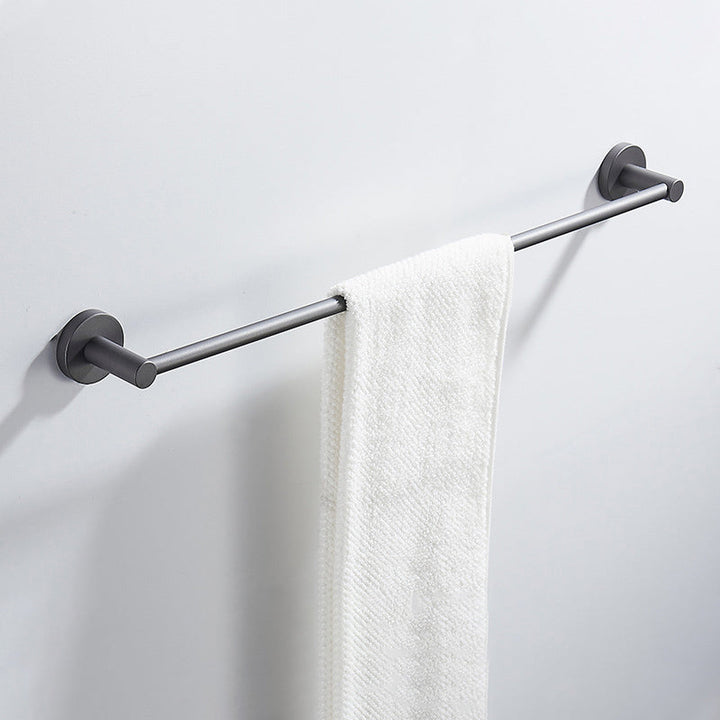 BowLift | Traditional Gray Brass Bathroom Hardware Set Towel Bar Bathroom Hardware Set