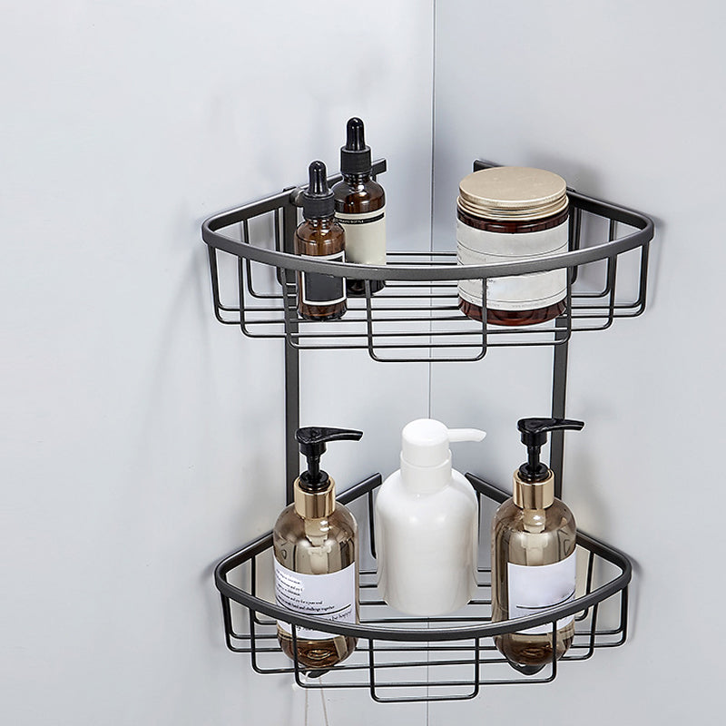 BowLift | Traditional Gray Brass Bathroom Hardware Set Towel Bar Bathroom Hardware Set