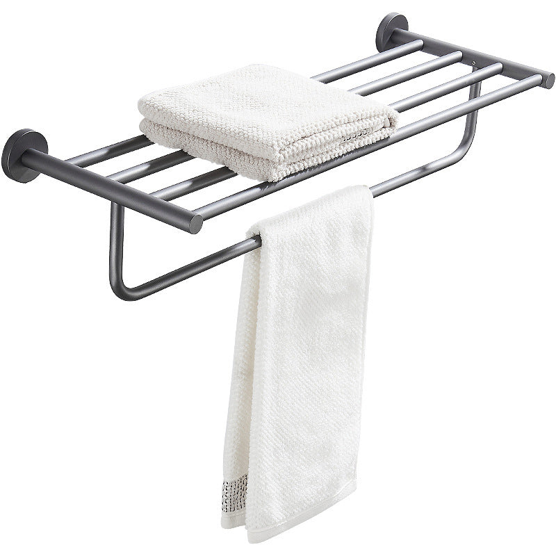 BowLift | Traditional Gray Brass Bathroom Hardware Set Towel Bar Bathroom Hardware Set