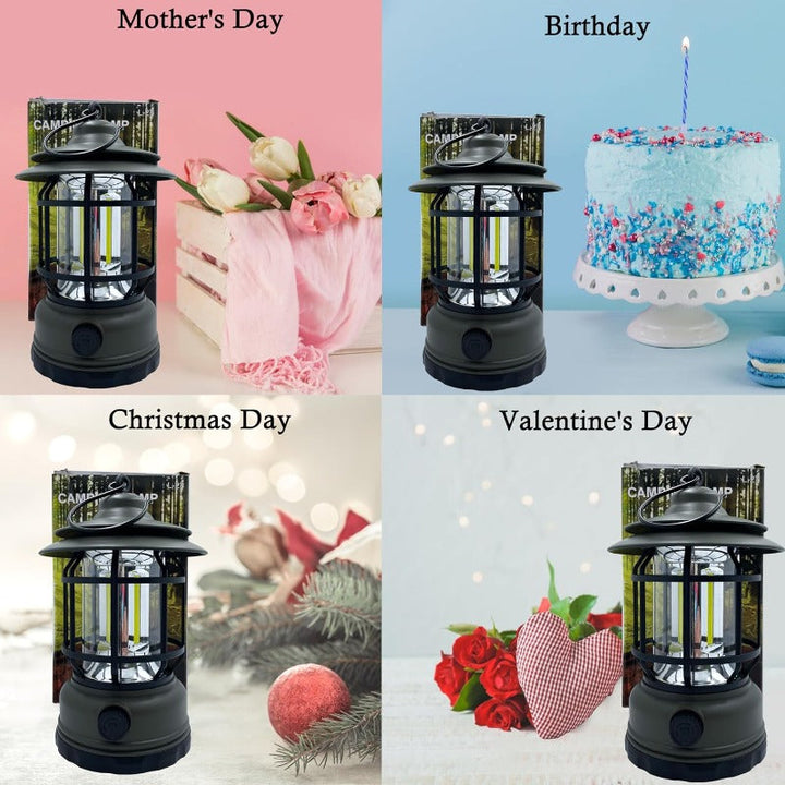 BowLift | Rechargeable Retro LED Camping Lantern