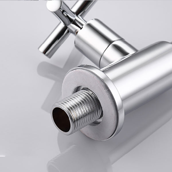 BowLift | Glam Wall-mounted Bathroom Faucet Copper Single Handle Low Arc Basin Faucet for Bathroom