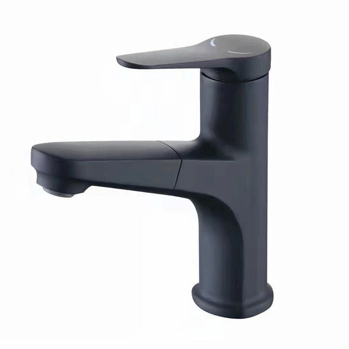 BowLift | Modern Vessel Faucet Brass Lever Handle Swivel Spout Bathroom Vessel Faucet
