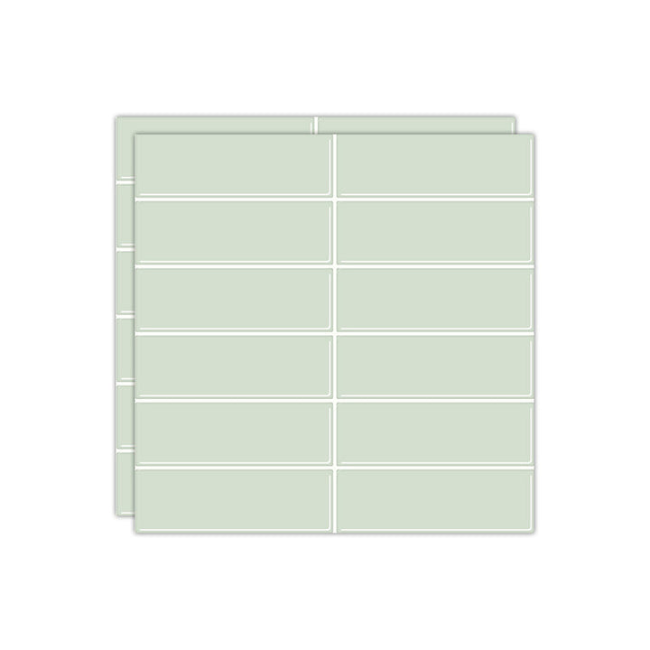 BowLift | Peel and Stick Tiles Waterproof Plastic Rectangular Peel & Stick Tile for the Kitchen 2-Pack