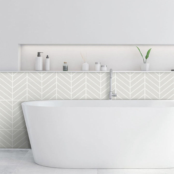 BowLift | Peel and Stick Tiles Waterproof Plastic Rectangular Peel & Stick Tile for the Kitchen 2-Pack