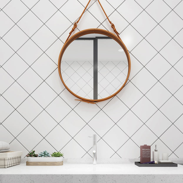 BowLift | Modern Kitchen Backsplash Tile Check Print Peel and Stick Backsplash Tile