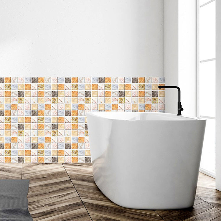 BowLift | Square Peel and Stick Tile Mosaic Waterproof PVC Peel & Stick Tile for Shower 5-Pack