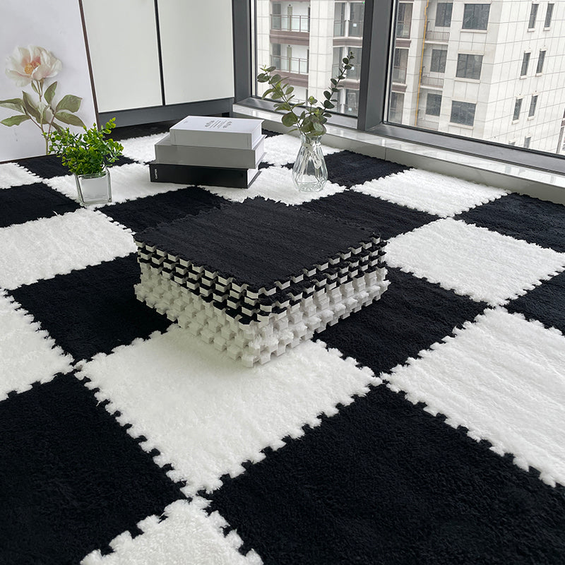 BowLift | Multicolored Level Loop Carpet Tile Non-Slip Composite Floor Tiles for Bedroom