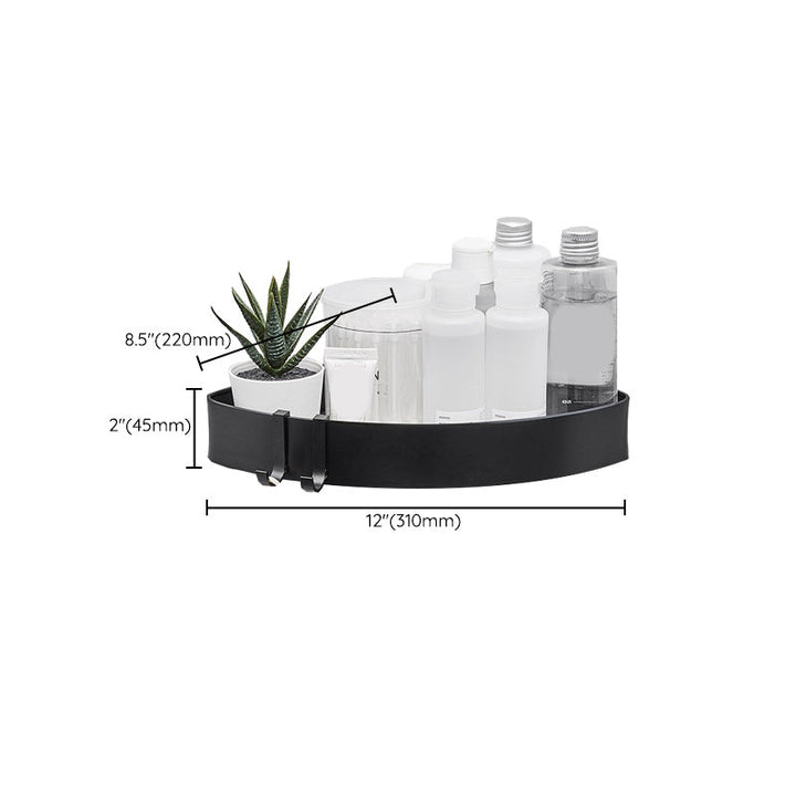 BowLift | Modern Aluminum Bathroom Accessory Set Matte Black Bathroom Shelf/Towel Holder/Paper Holder