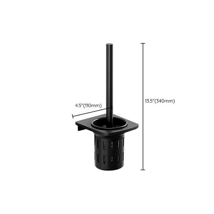 BowLift | Modern Aluminum Bathroom Accessory Set Matte Black Bathroom Shelf/Towel Holder/Paper Holder
