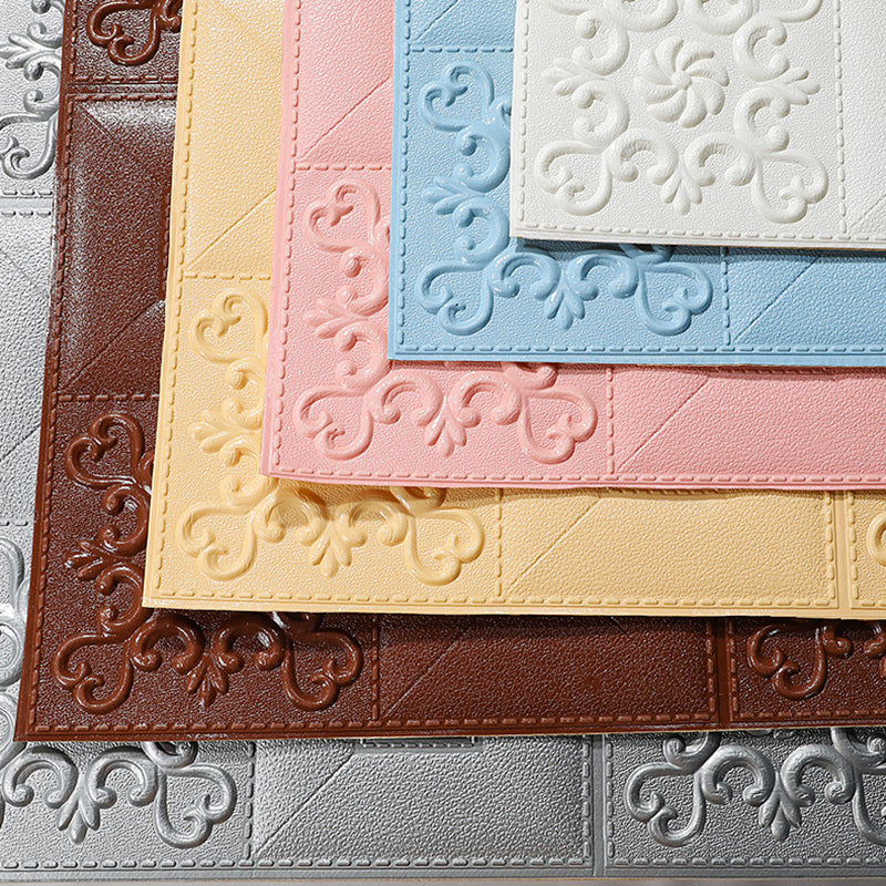 BowLift | Modern Wall Panel Peel and Stick Texture Effect Design Square Wall Panel