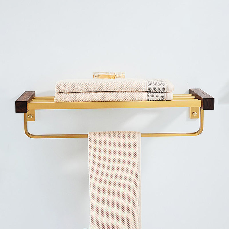 BowLift | Modern Gold Bathroom Accessory Set Bathroom Shelf Paper Holder Bathroom Accessory Set