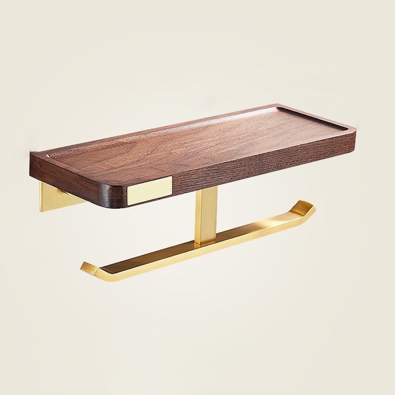 BowLift | Modern Gold Bathroom Accessory Set Bathroom Shelf Paper Holder Bathroom Accessory Set