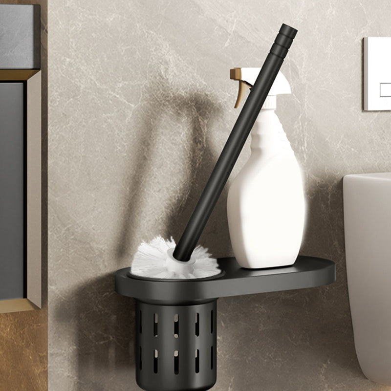 BowLift | Modern Bathroom Set Matte Black Bathroom Shelf Towel Rack Bathroom Accessories Set