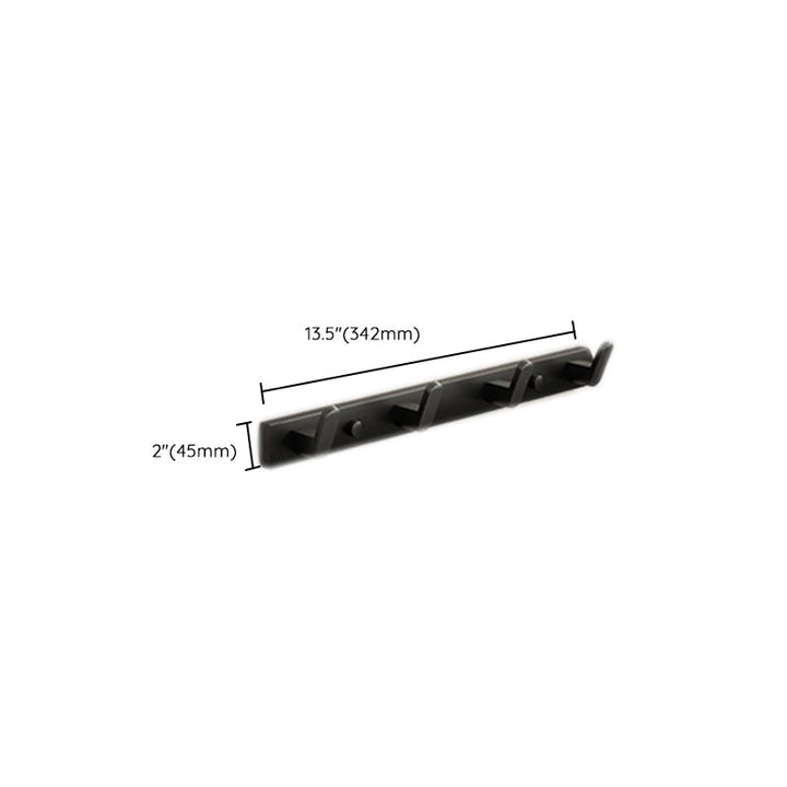 BowLift | Modern Bathroom Set Matte Black Bathroom Shelf Towel Rack Bathroom Accessories Set