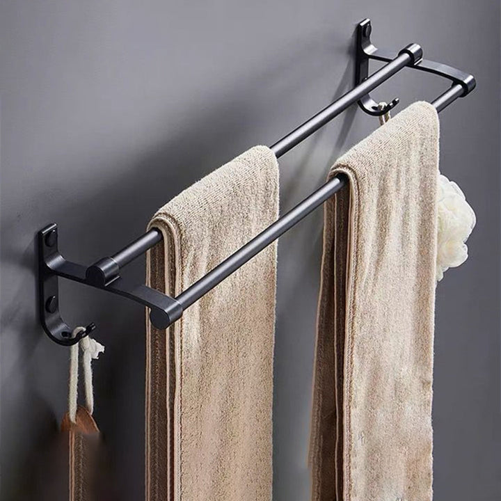 BowLift | Modern Bathroom Accessory Set Black Soap Dish Bath Shelf Bathroom Set