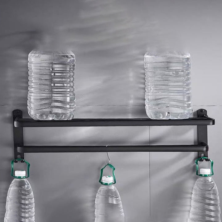 BowLift | Modern Bathroom Accessory Set Black Soap Dish Bath Shelf Bathroom Set