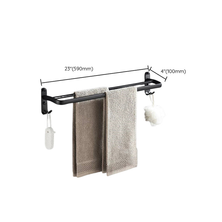 BowLift | Modern Bathroom Accessory Set Black Soap Dish Bath Shelf Bathroom Set