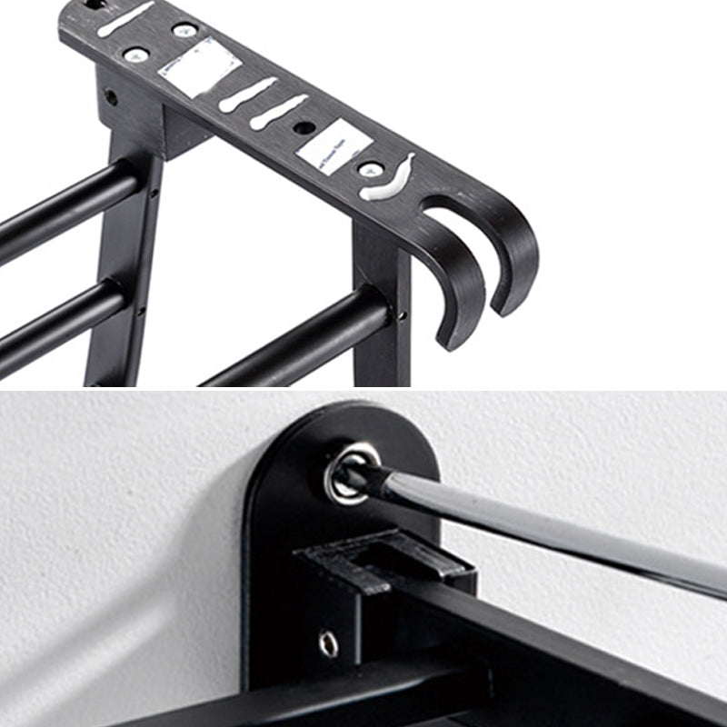 BowLift | Modern Bathroom Accessories Black Paper Holder Bathroom Shelf Bathroom Accessory Set