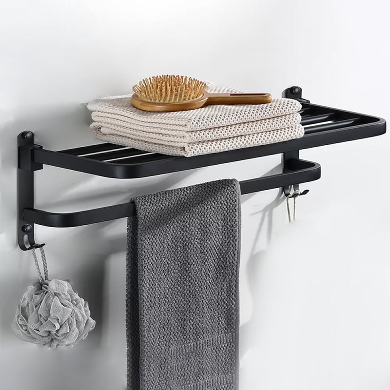 BowLift | Modern Bathroom Accessories Black Paper Holder Bathroom Shelf Bathroom Accessory Set