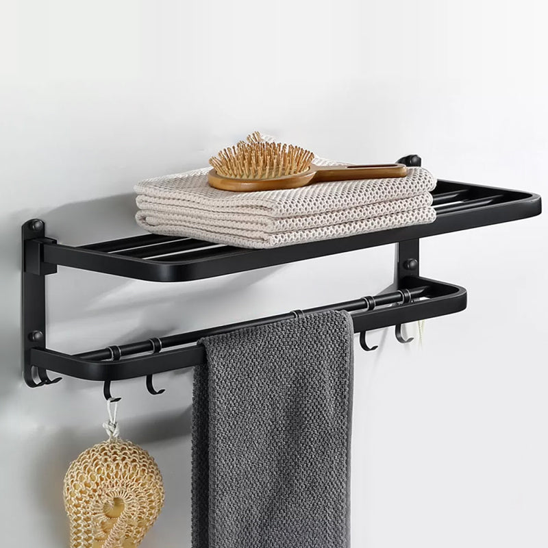 BowLift | Modern Bathroom Accessories Black Paper Holder Bathroom Shelf Bathroom Accessory Set