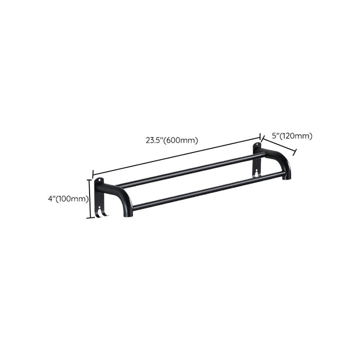BowLift | Modern Bathroom Accessories Black Paper Holder Bathroom Shelf Bathroom Accessory Set