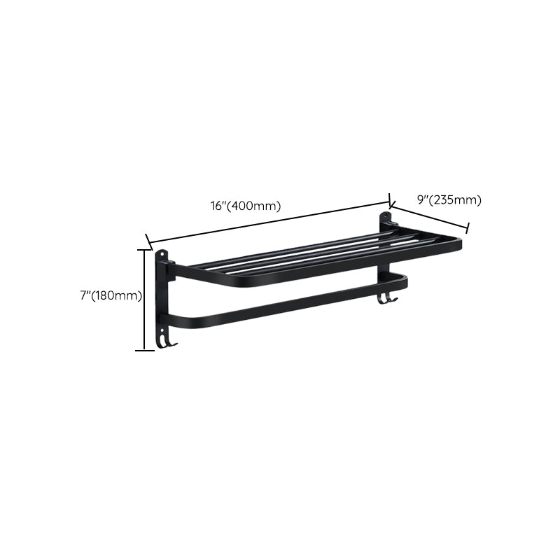 BowLift | Modern Bathroom Accessories Black Paper Holder Bathroom Shelf Bathroom Accessory Set