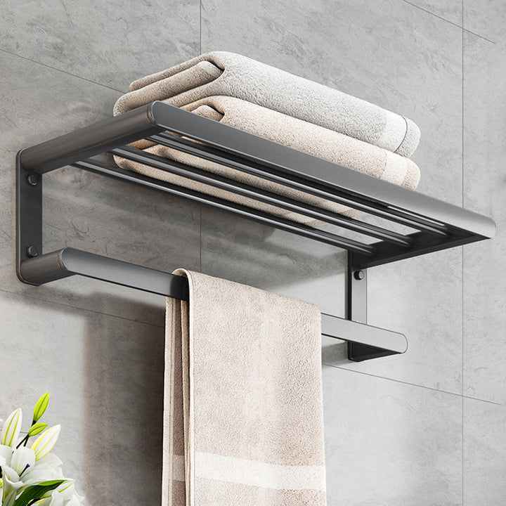 BowLift | Matte Gray Bathroom Hardware Set Modern Bathroom Accessories Set
