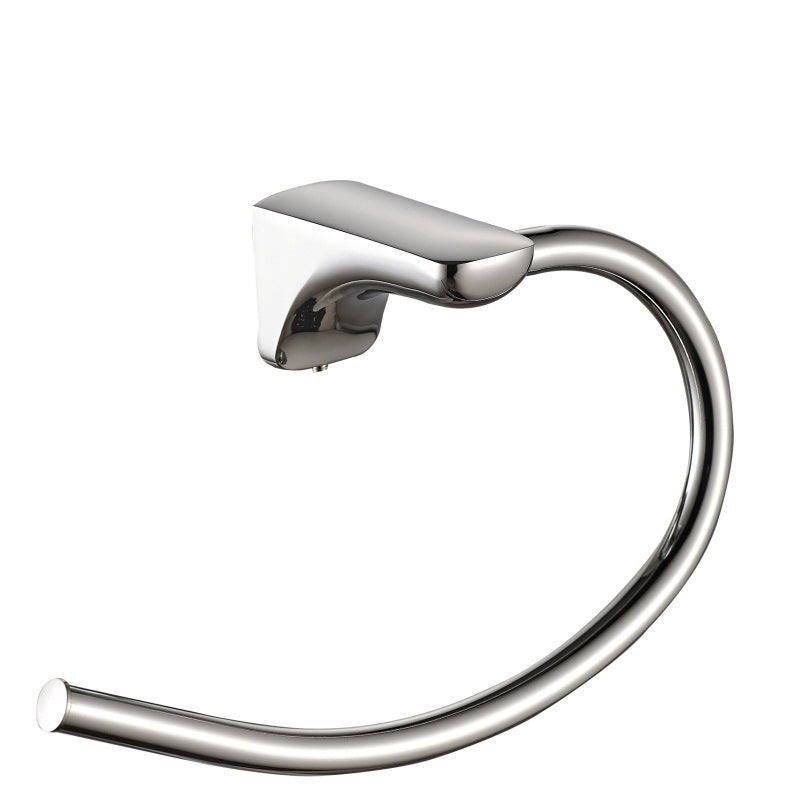 BowLift | Modern Bathroom Hardware Paper Holder Bathroom Shelf Silver Bathroom Accessory Set