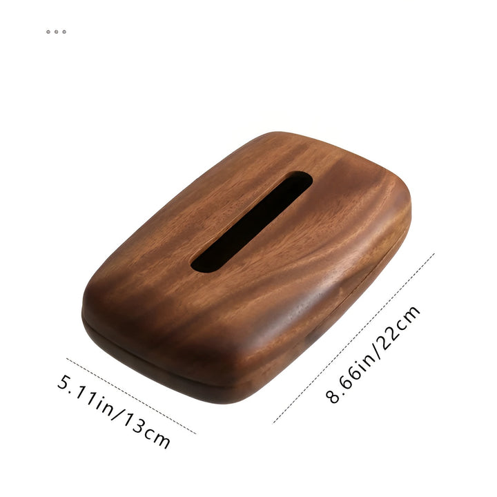 Tissue box made of walnut wood – Elegant and functional | Stylish home accessory | Bowlift