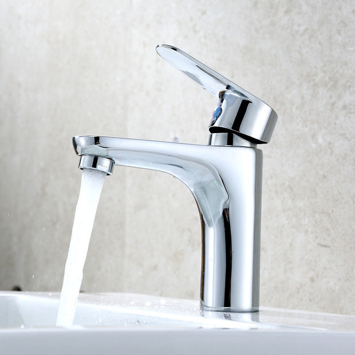 BowLift | Modern Sink Faucet Monochrome Brass Sink Faucet for the Bathroom