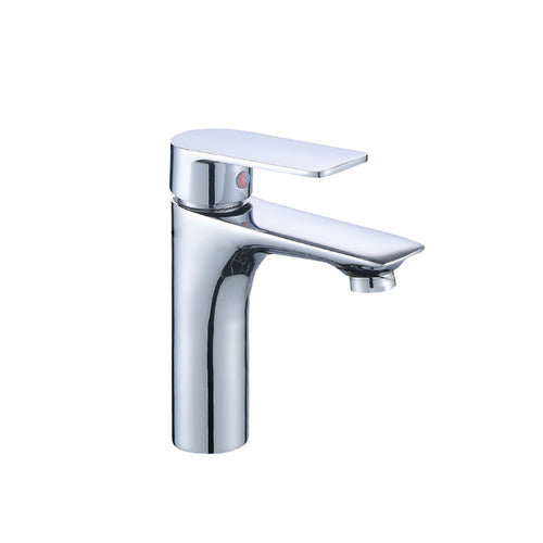 BowLift | Modern Sink Faucet Monochrome Brass Sink Faucet for the Bathroom