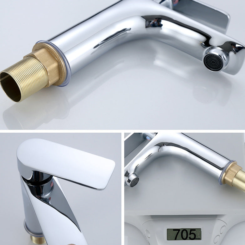BowLift | Modern Sink Faucet Monochrome Brass Sink Faucet for the Bathroom
