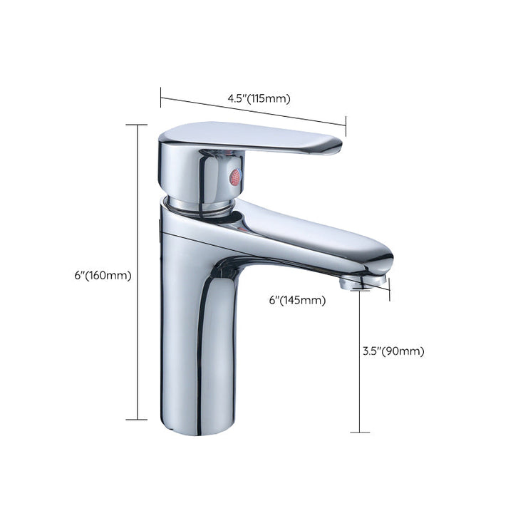 BowLift | Modern Sink Faucet Monochrome Brass Sink Faucet for the Bathroom