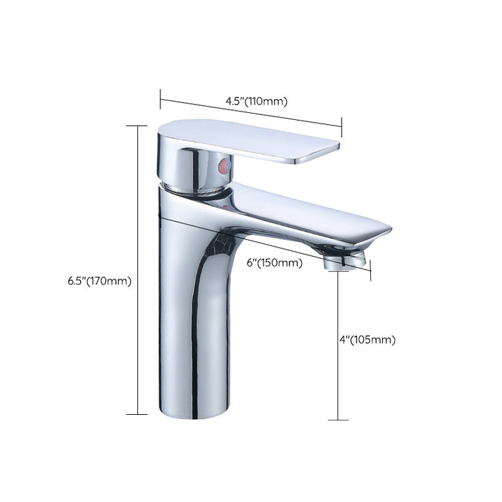 BowLift | Modern Sink Faucet Monochrome Brass Sink Faucet for the Bathroom