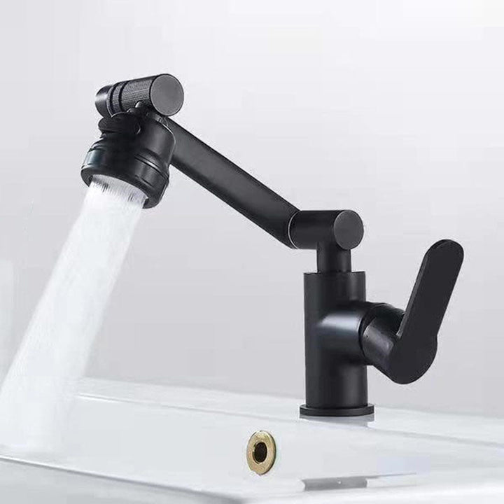BowLift | Modern Basin Mixer Stainless Steel Lever Handle Low Arc Basin Mixer
