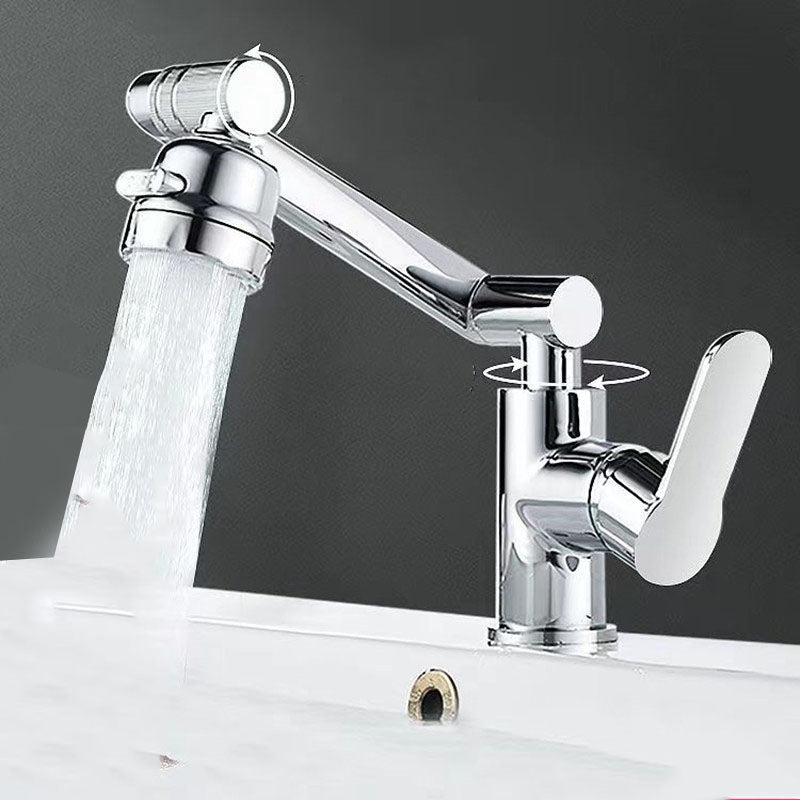 BowLift | Modern Basin Mixer Stainless Steel Lever Handle Low Arc Basin Mixer