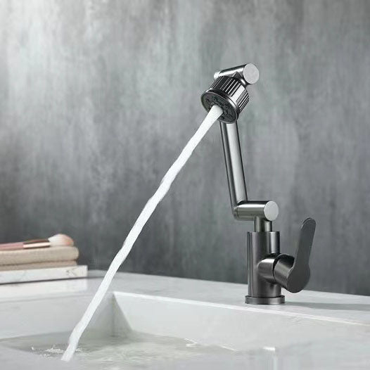 BowLift | Modern Basin Mixer Stainless Steel Lever Handle Low Arc Basin Mixer
