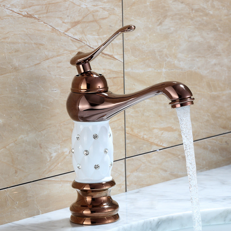 BowLift | Luxury Vessel Faucet Brass Lever Handles Low Arc Sink Faucet