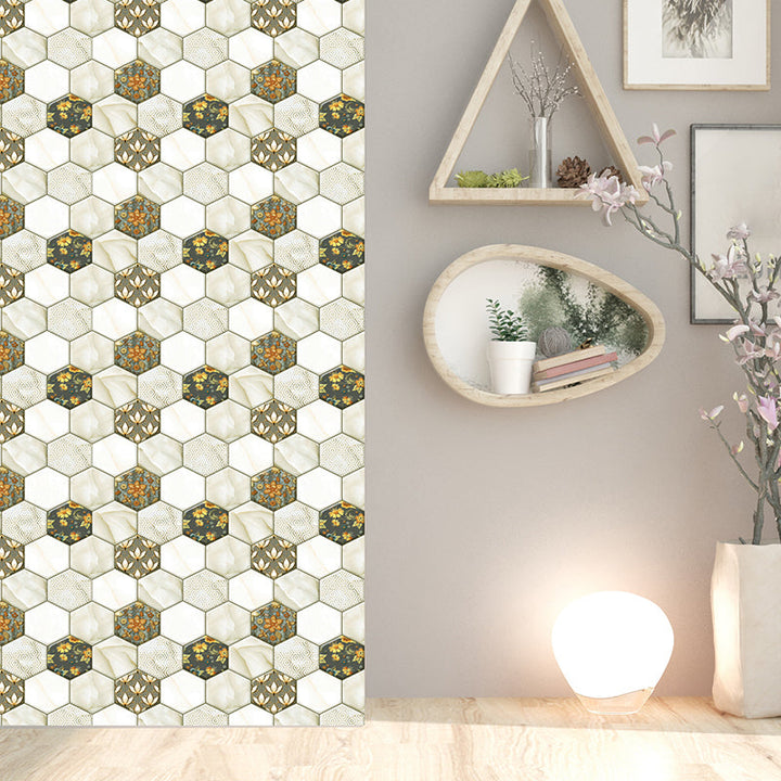 BowLift | Peel and Stick Hexagonal Tiles Waterproof Peel & Stick Tile for Shower 2-Pack