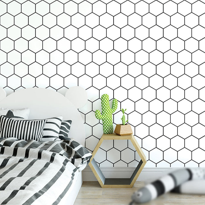 BowLift | Peel and Stick Hexagonal Tiles Waterproof Peel & Stick Tile for Shower 2-Pack